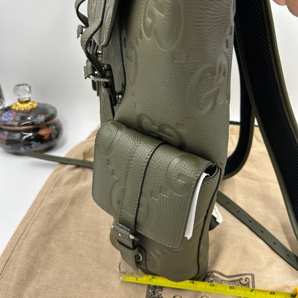 Gucci GG embossed leather LARGE backpack made in Italy NWT - Picture 14 of 14